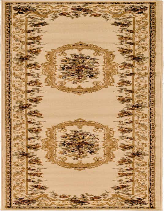 2' 7 x 10' Classic Aubusson Runner Rug