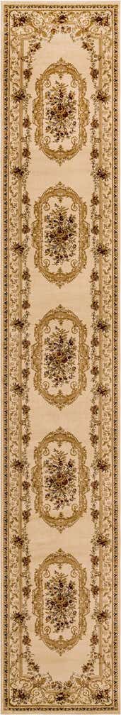 95cm x 600cm Klassieke Aubusson Loper Vloerkleed