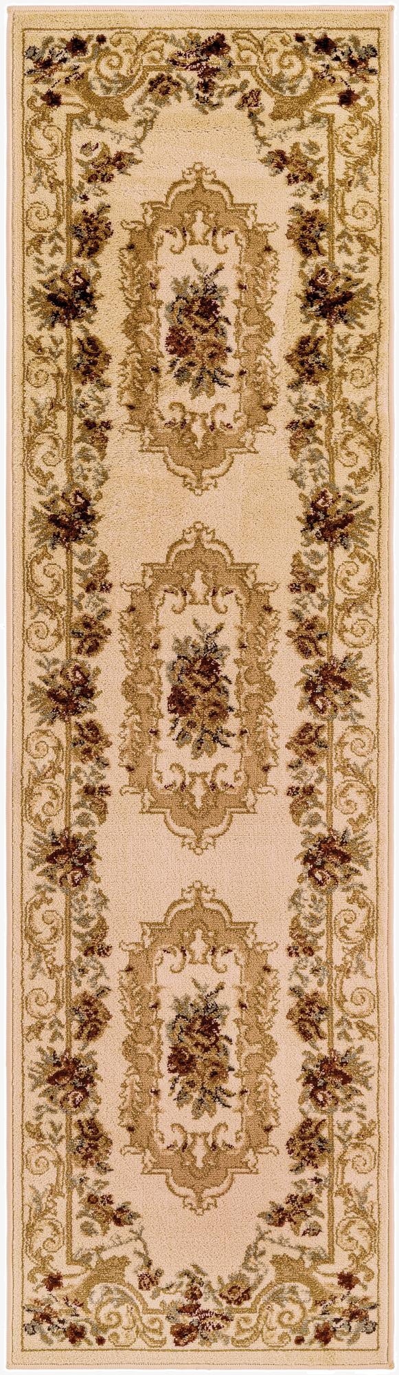 2' x 7' Classic Aubusson Runner Rug