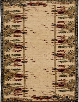 Detail image of 3' x 19' 8 Country Runner Rug