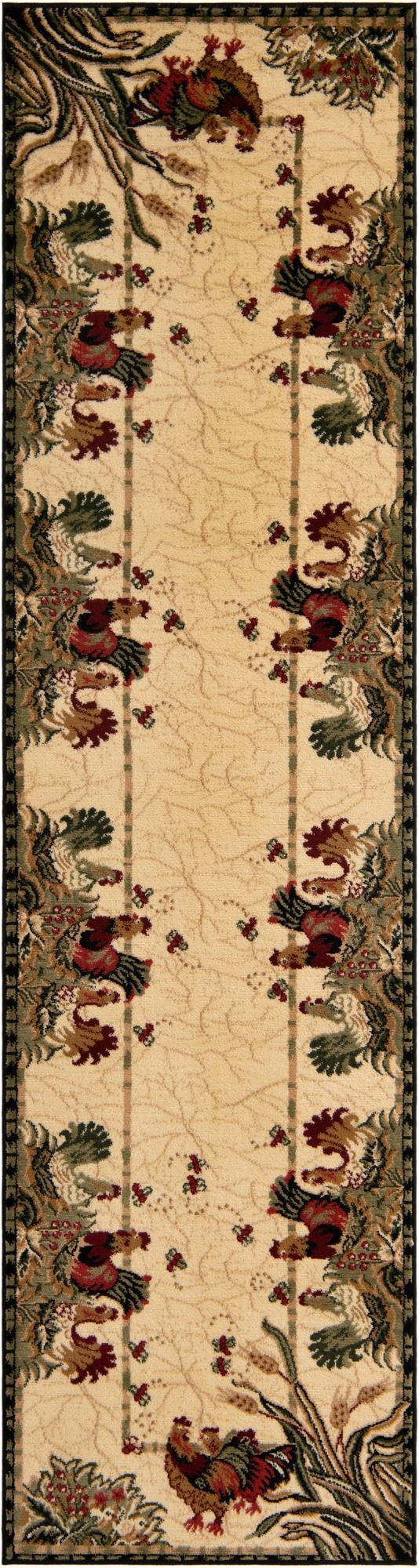 2' 7 x 10' Country Runner Rug