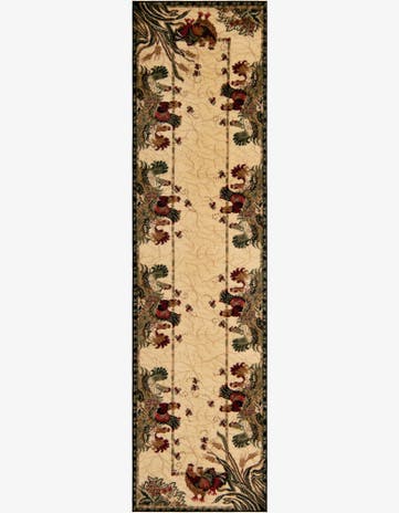 Cream Country Runner Rug