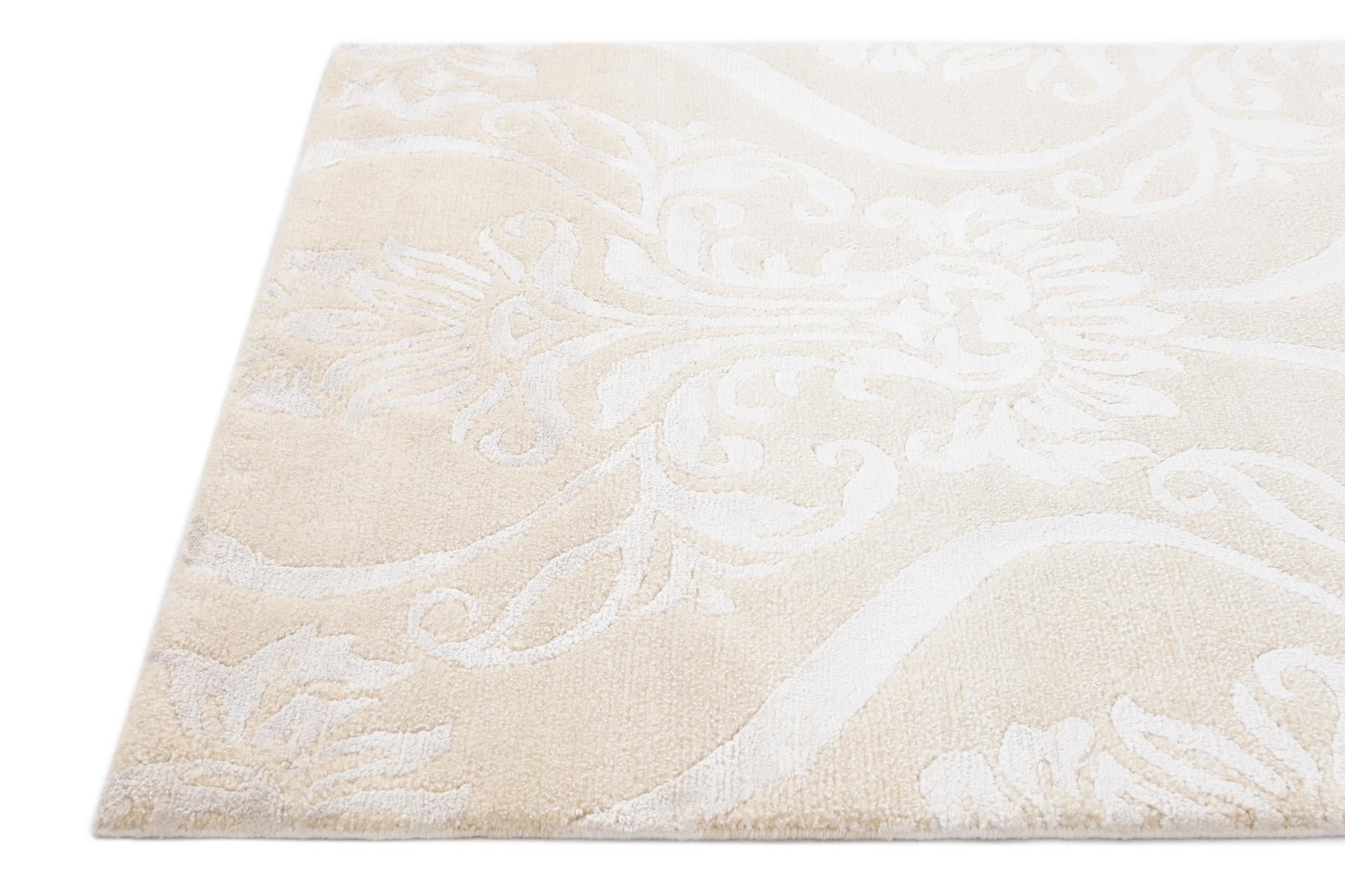2' 8 x 9' 10 Hand Knotted Darya Wool Runner Rug
