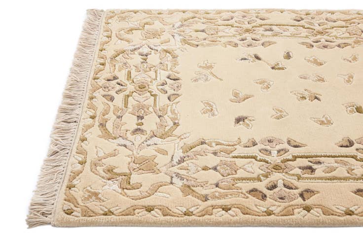 Detail image of 2' 8 x 9' 9 Hand Knotted Darya Wool Runner Rug