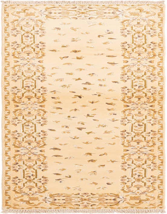 Detail image of 2' 8 x 9' 9 Hand Knotted Darya Wool Runner Rug