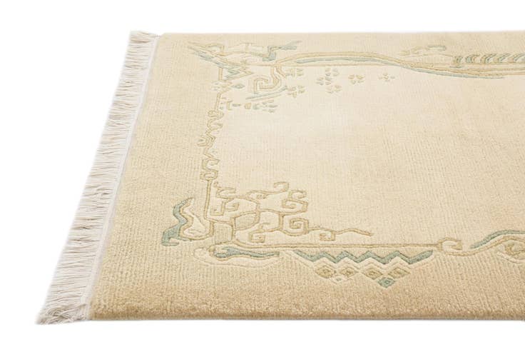 Detail image of 2' 7 x 9' 10 Hand Knotted Darya Wool Runner Rug