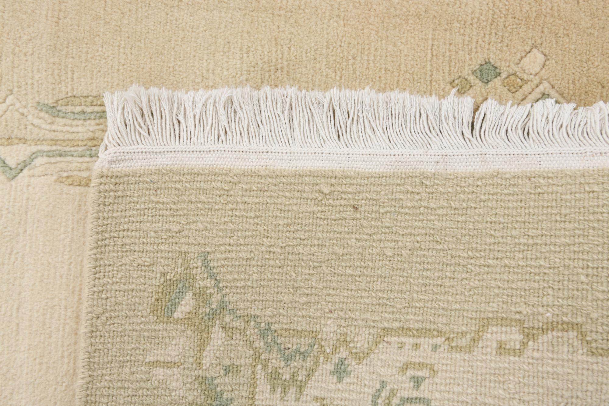 2' 7 x 9' 10 Hand Knotted Darya Wool Runner Rug