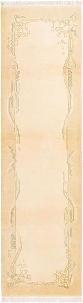 2' 7 x 9' 10 Hand Knotted Darya Wool Runner Rug