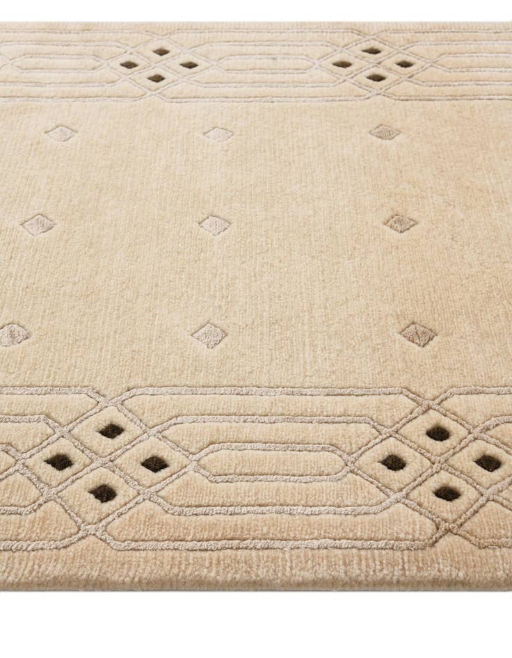 Detail image of 2' 8 x 9' 8  Hand Knotted Darya Wool Runner Rug