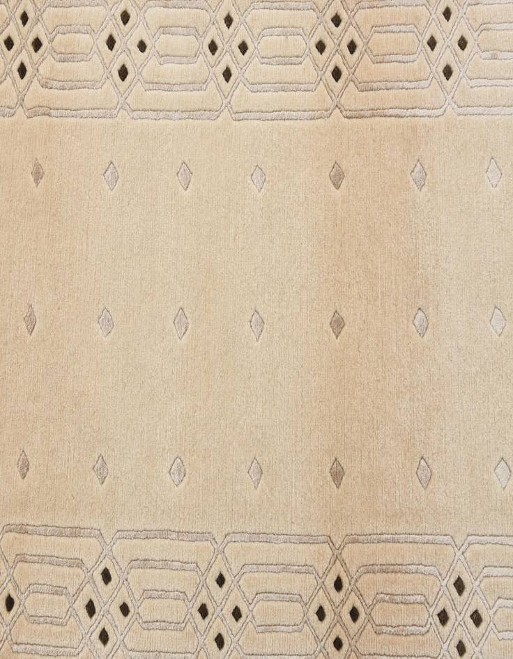 Detail image of 2' 8 x 9' 8  Hand Knotted Darya Wool Runner Rug