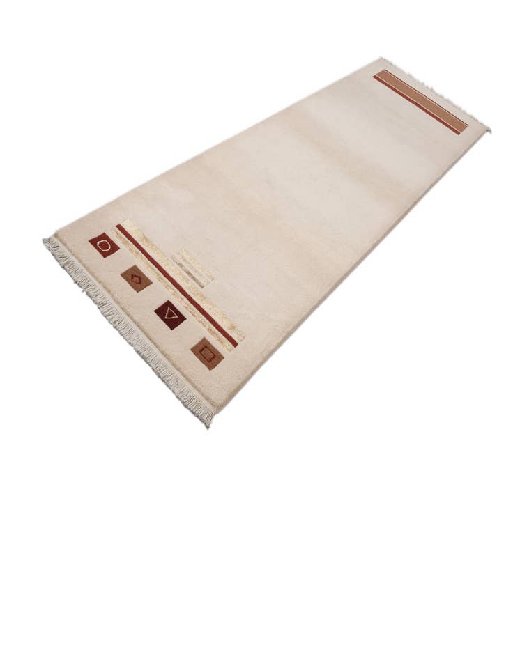 Detail image of 2' 9 x 9' 10  Hand Knotted Darya Wool Runner Rug