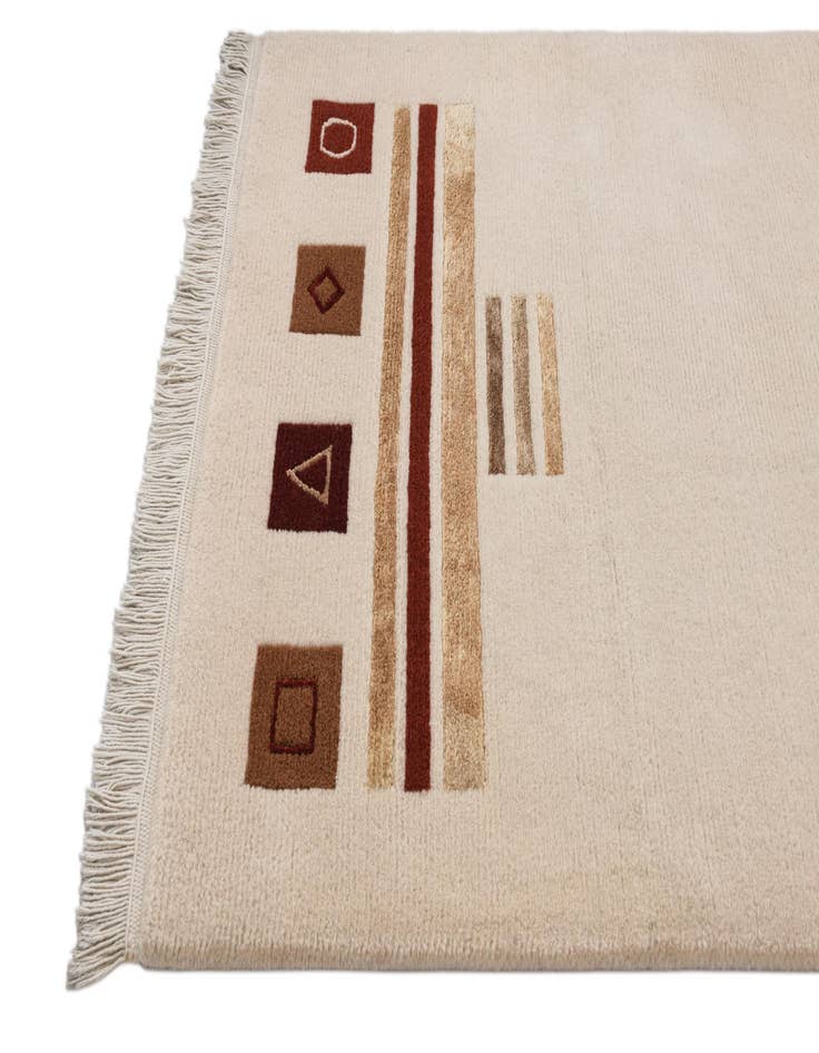 Detail image of 2' 9 x 9' 10  Hand Knotted Darya Wool Runner Rug
