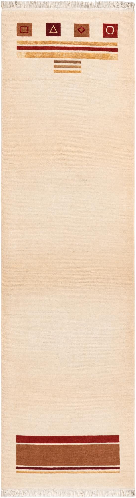 2' 9 x 9' 10 Hand Knotted Darya Wool Runner Rug