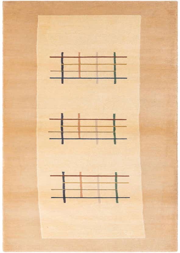 2' 7 x 9' Hand Knotted Darya Wool Runner Rug