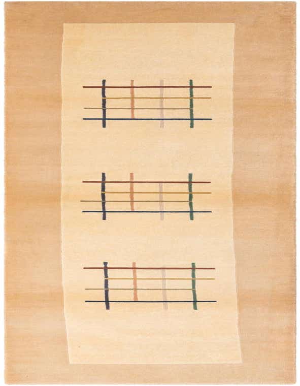 2' 7 x 9' Hand Knotted Darya Wool Runner Rug