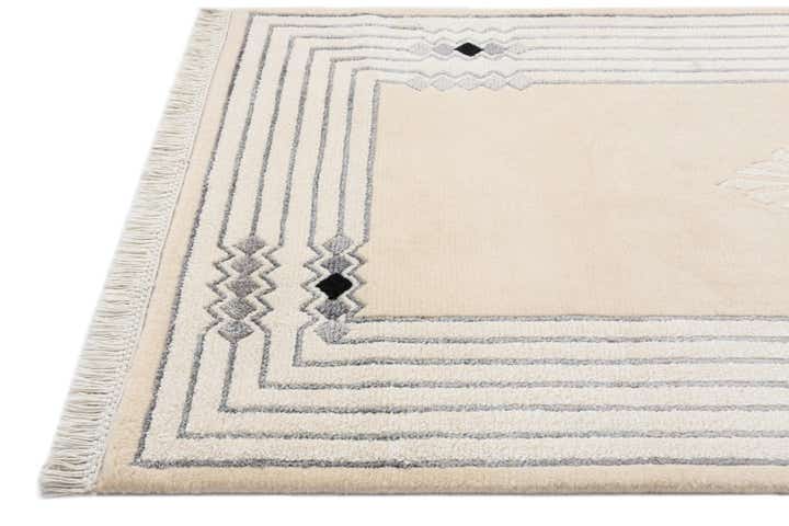80cm x 395cm Handgeknüpft Darya Wolle Läufer Teppich