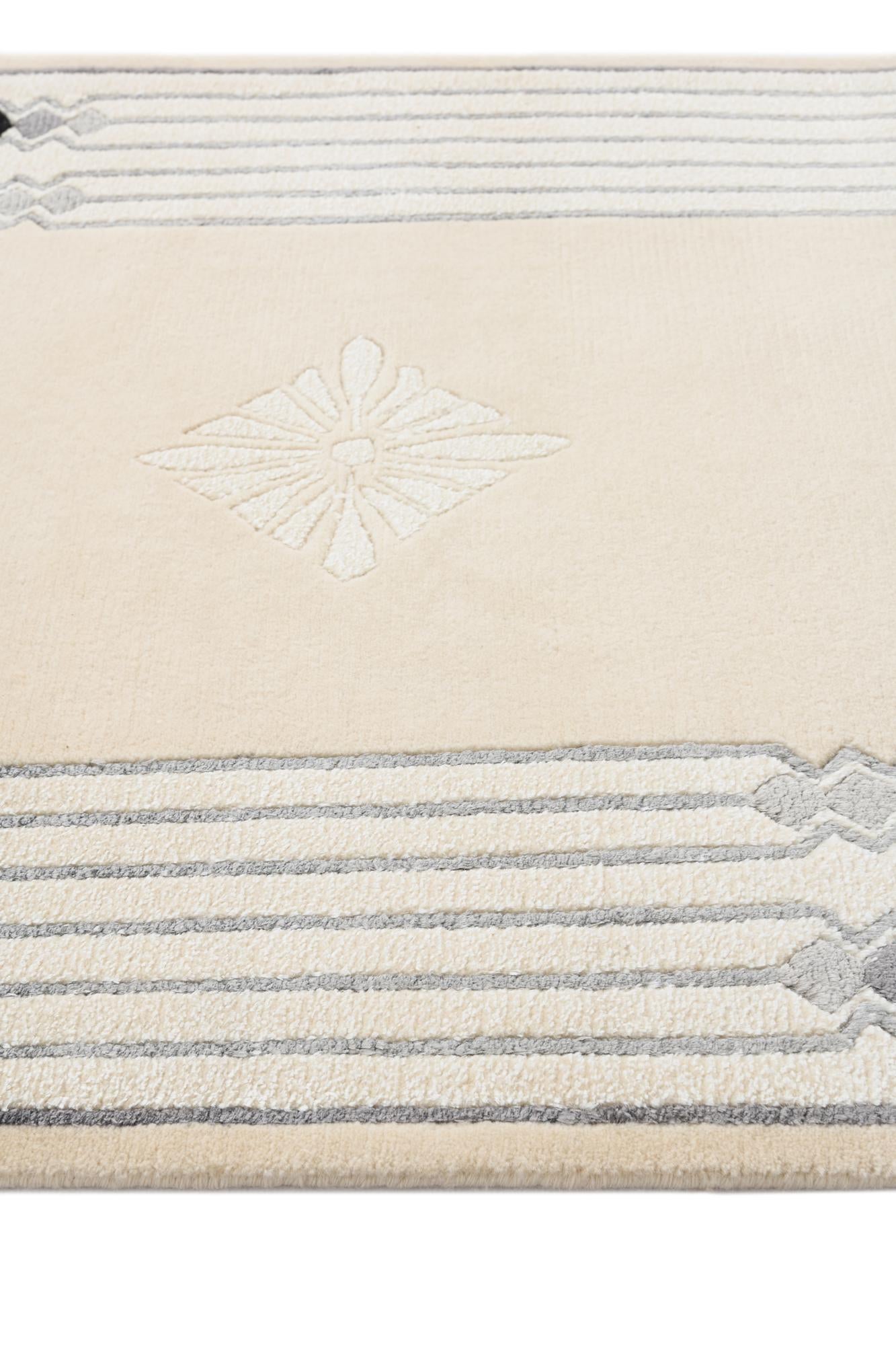 2' 7 x 13' Hand Knotted Darya Wool Runner Rug
