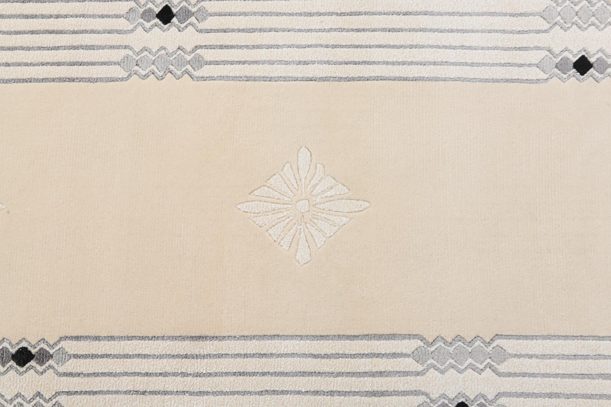 2' 7 x 13' Hand Knotted Darya Wool Runner Rug