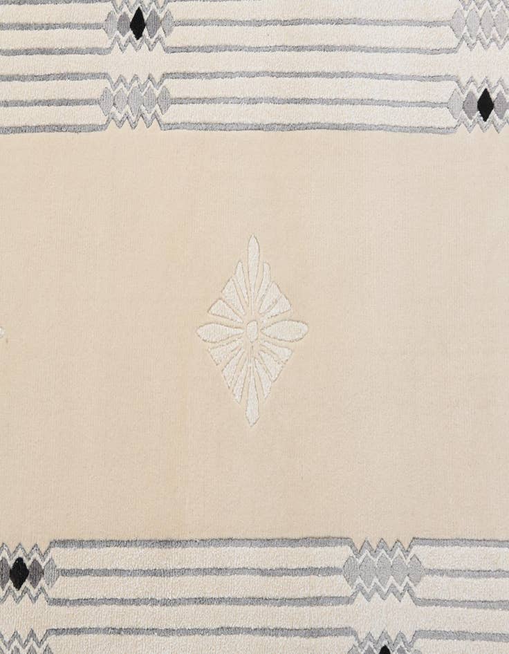 Detail image of 2' 7 x 13'  Hand Knotted Darya Wool Runner Rug