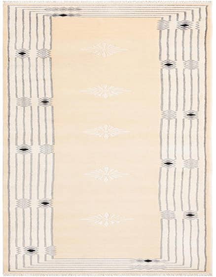 Detail image of 2' 7 x 13' Hand Knotted Darya Wool Runner Rug