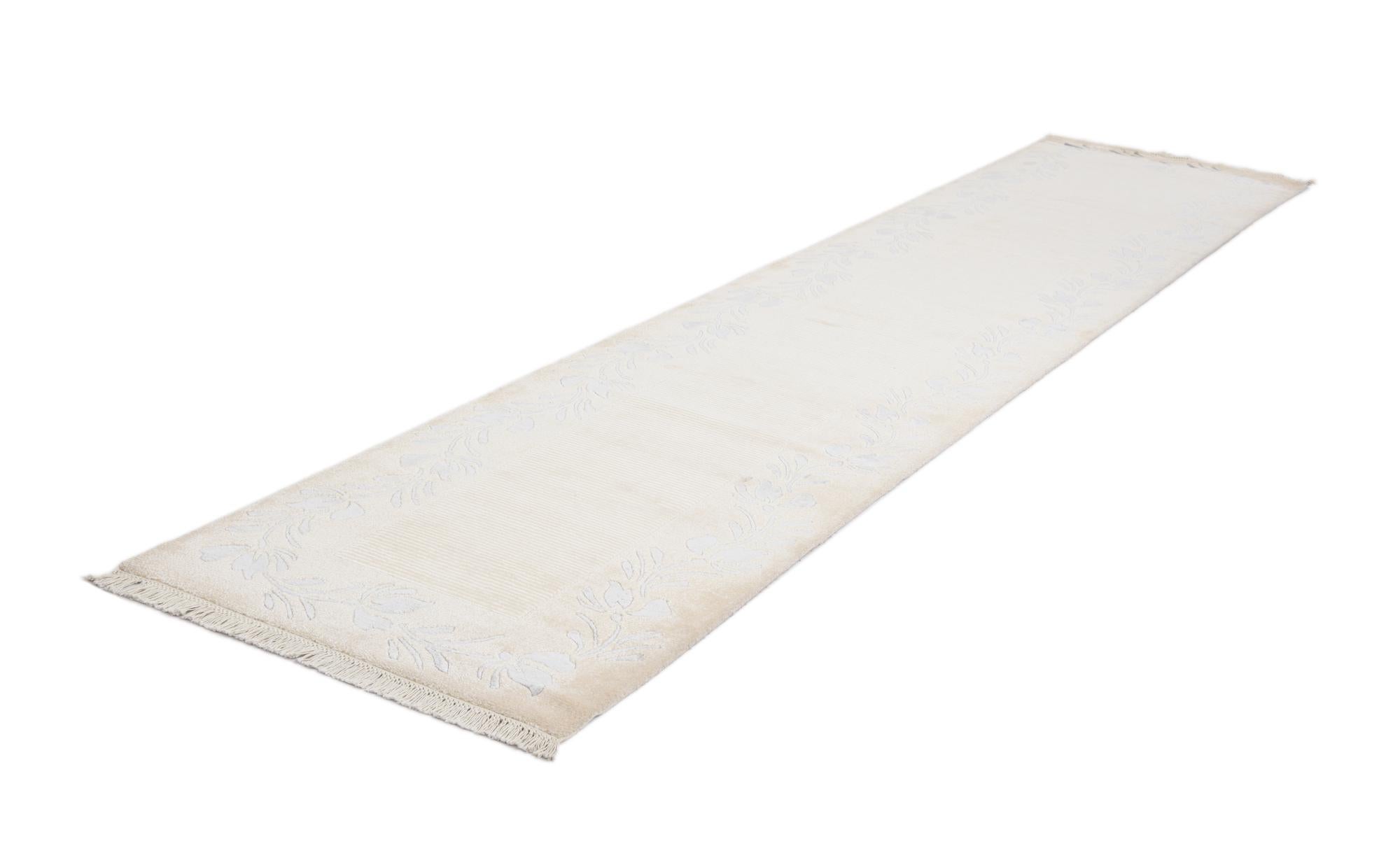 2' 9 x 12' 11 Hand Knotted Darya Wool Runner Rug