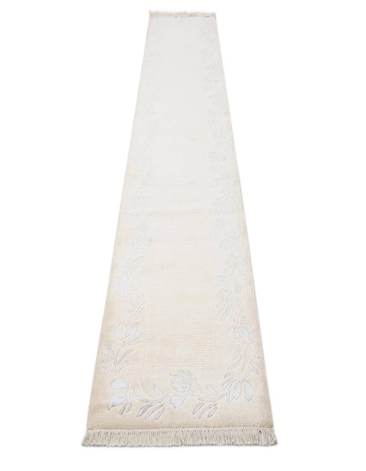 Detail image of 2' 9 x 12' 11 Hand Knotted Darya Wool Runner Rug