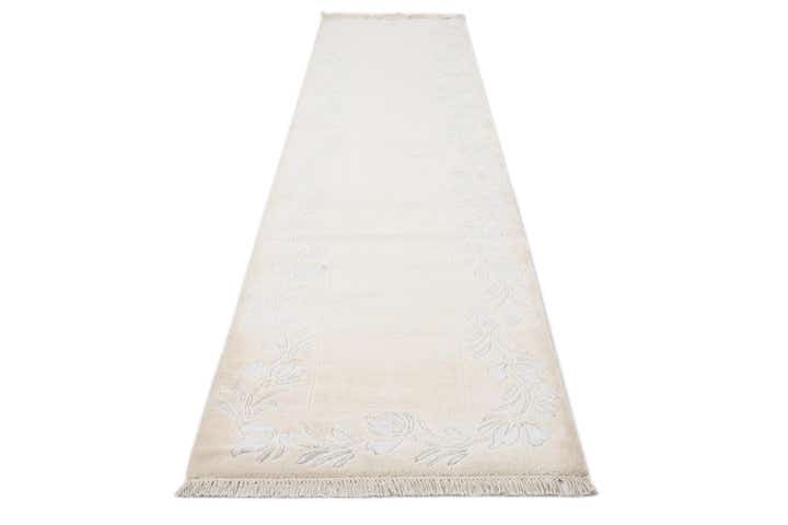 2' 9 x 12' 11 Hand Knotted Darya Wool Runner Rug