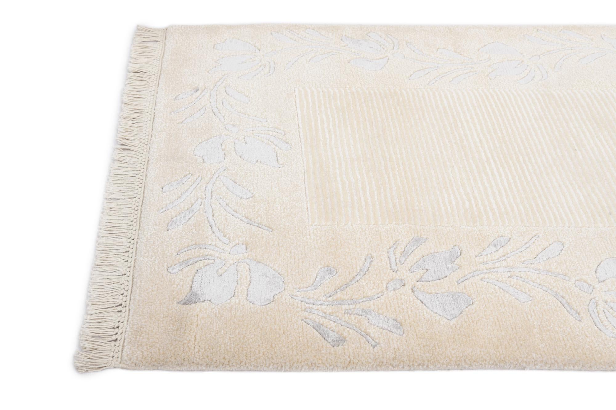 2' 9 x 12' 11 Hand Knotted Darya Wool Runner Rug