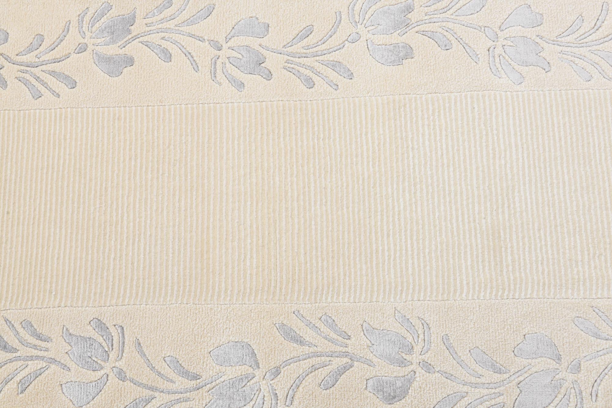 2' 9 x 12' 11 Hand Knotted Darya Wool Runner Rug
