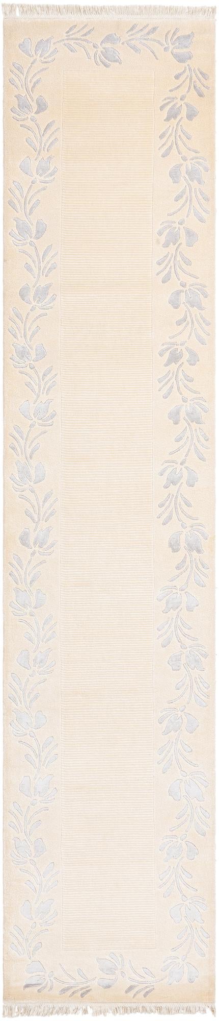 2' 9 x 12' 11 Hand Knotted Darya Wool Runner Rug