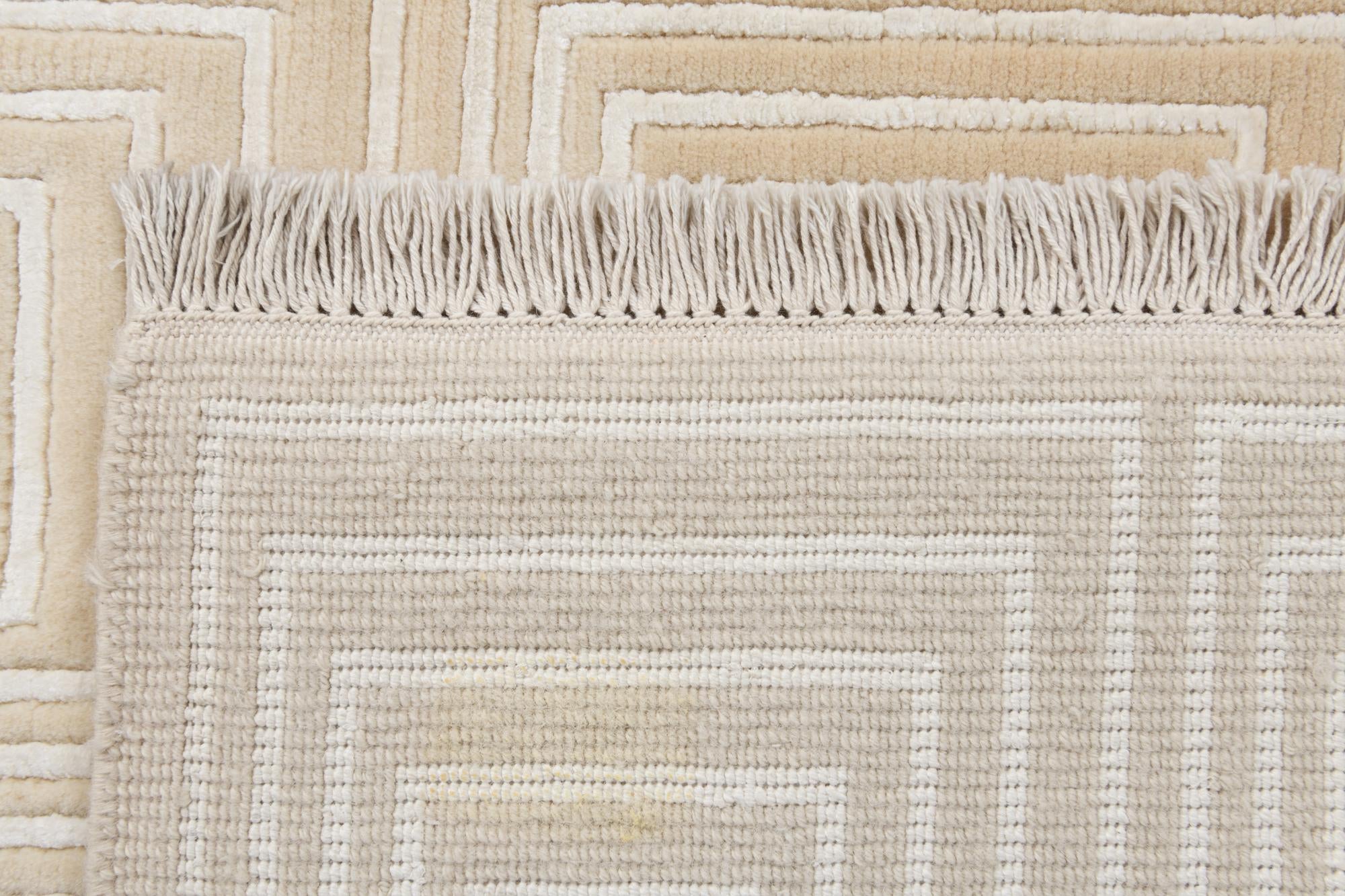 2' 8 x 12' 8 Hand Knotted Darya Wool Runner Rug