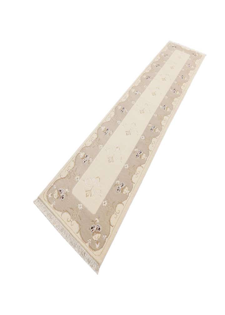 2' 10 x 12' 10 Hand Knotted Darya Wool Runner Rug