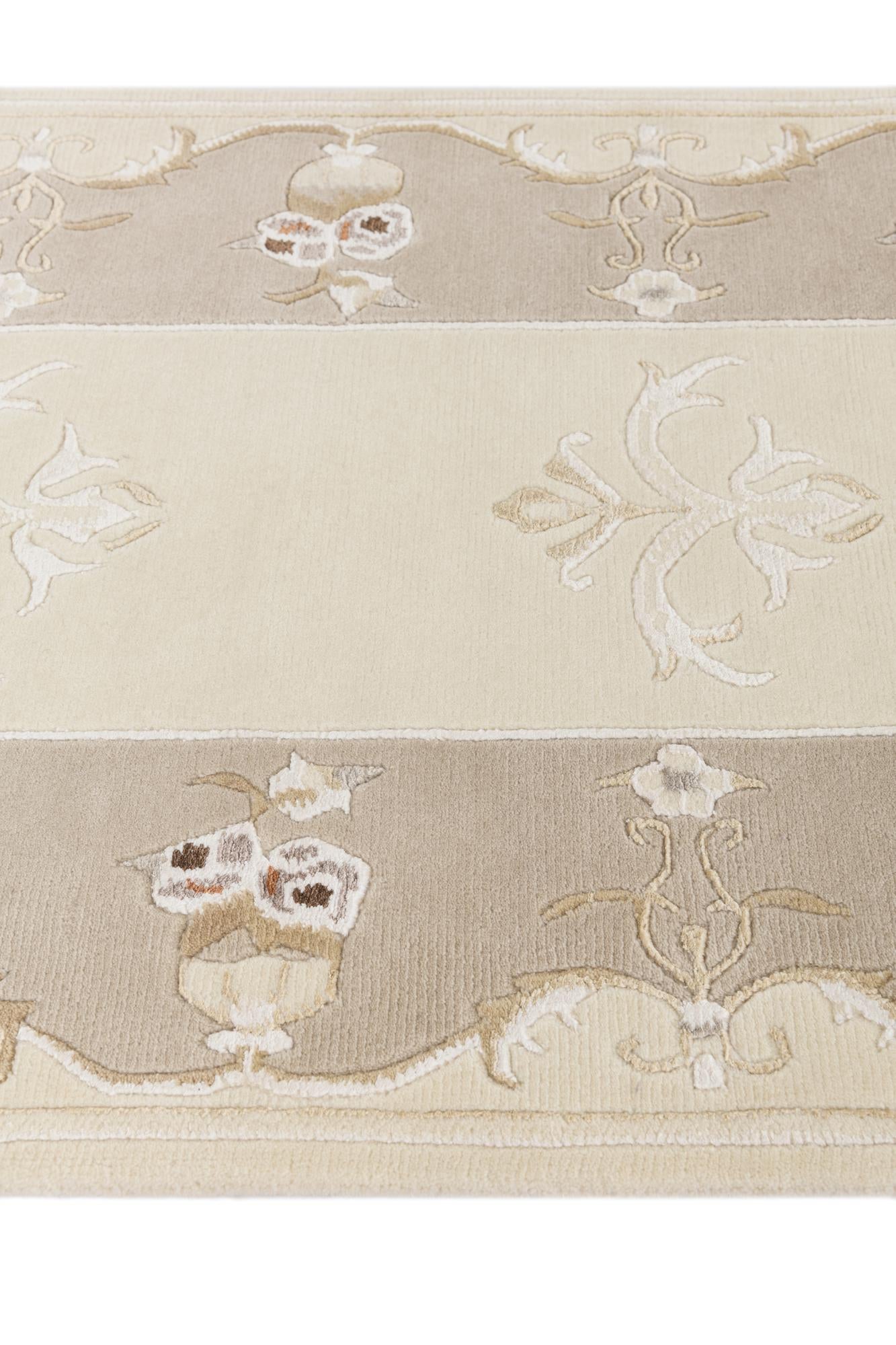 2' 10 x 12' 10 Hand Knotted Darya Wool Runner Rug