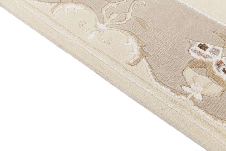 2' 10 x 12' 10 Hand Knotted Darya Wool Runner Rug