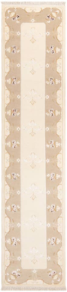 Detail image of 2' 10 x 12' 10 Hand Knotted Darya Wool Runner Rug