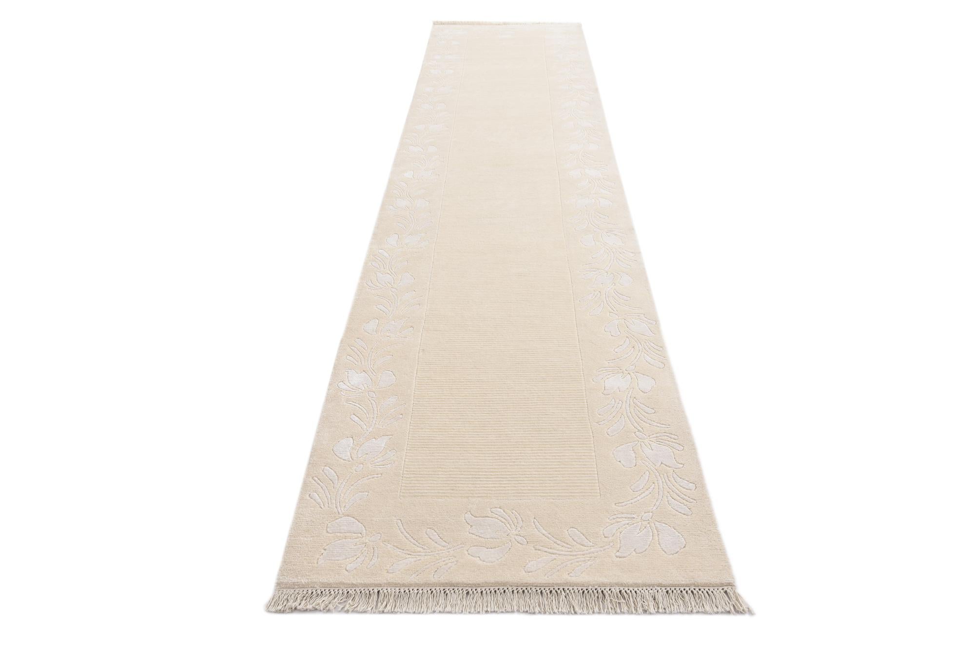 2' 11 x 13' 1 Hand Knotted Darya Wool Runner Rug