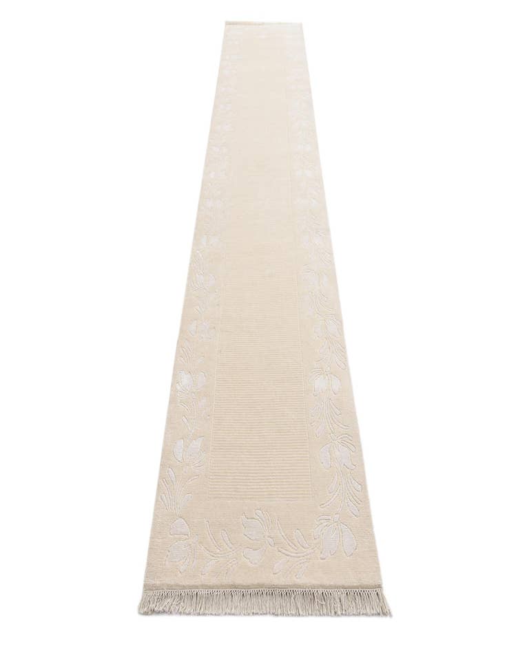 Detail image of 2' 11 x 13' 1  Hand Knotted Darya Wool Runner Rug