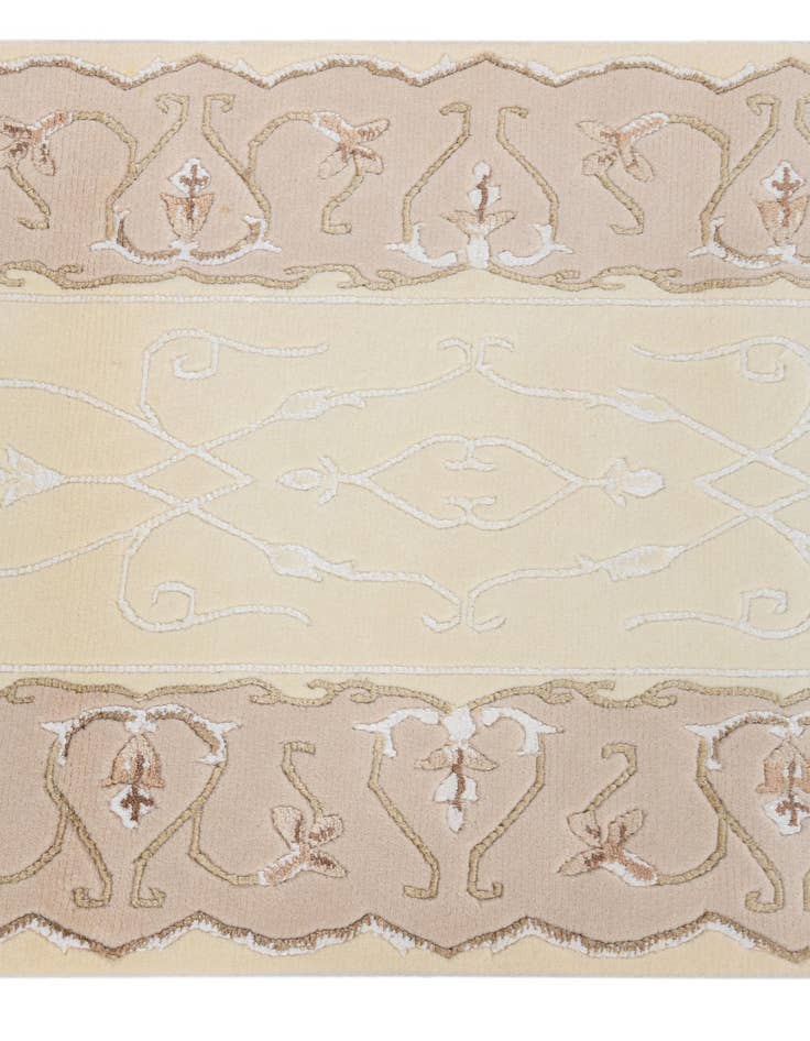 Detail image of 2' 8 x 6' 5  Hand Knotted Darya Wool Runner Rug