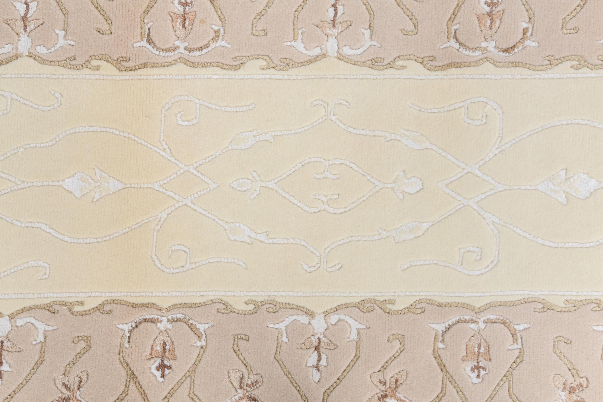 2' 8 x 6' 5 Hand Knotted Darya Wool Runner Rug
