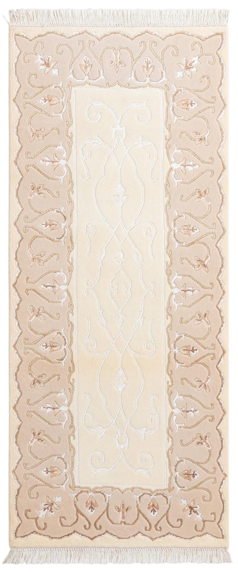 2' 8 x 6' 5 Hand Knotted Darya Wool Runner Rug