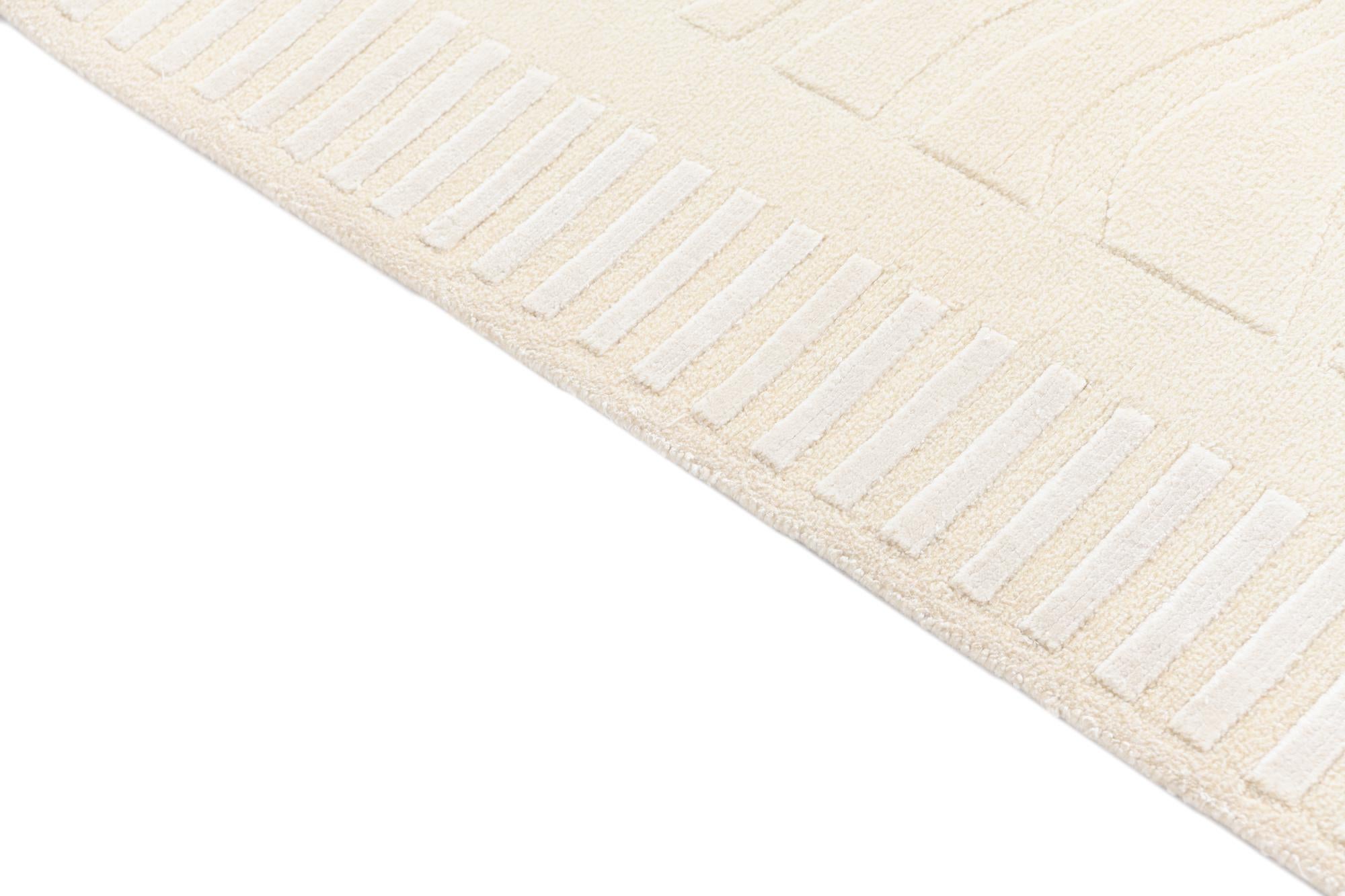 2' 11 x 9' 9 Hand Knotted Darya Wool Runner Rug