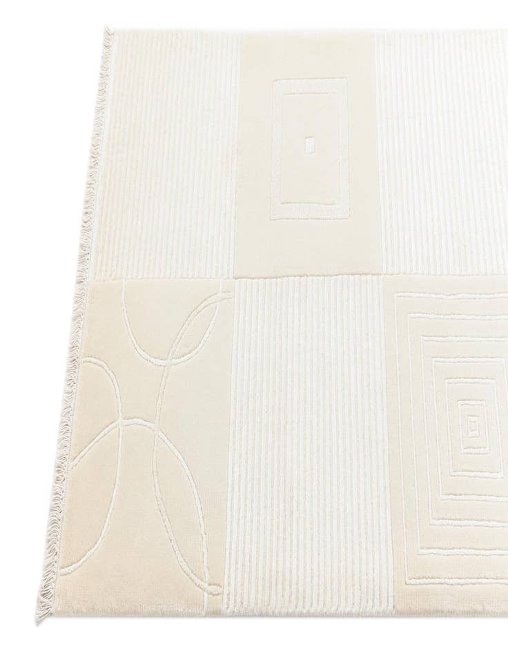 Detail image of 2' 9 x 10'  Hand Knotted Darya Wool Runner Rug