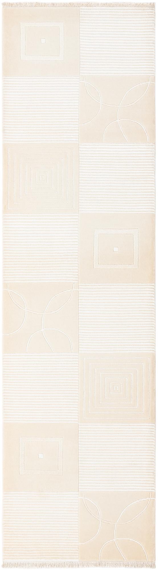 2' 9 x 10' Hand Knotted Darya Wool Runner Rug