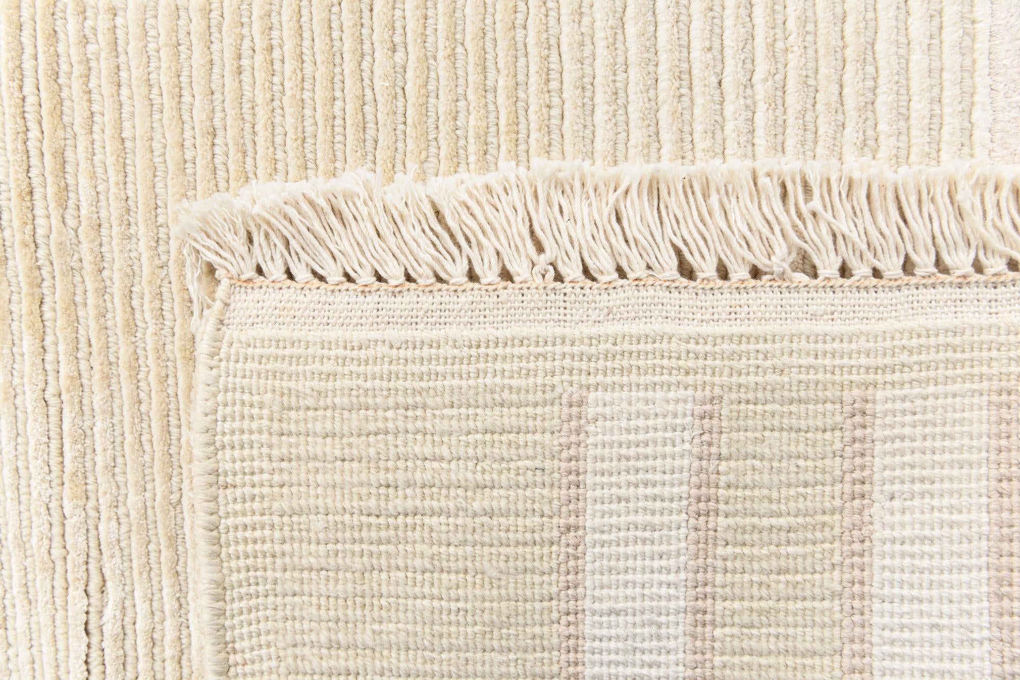 2' 8 x 9' 5 Hand Knotted Darya Wool Runner Rug