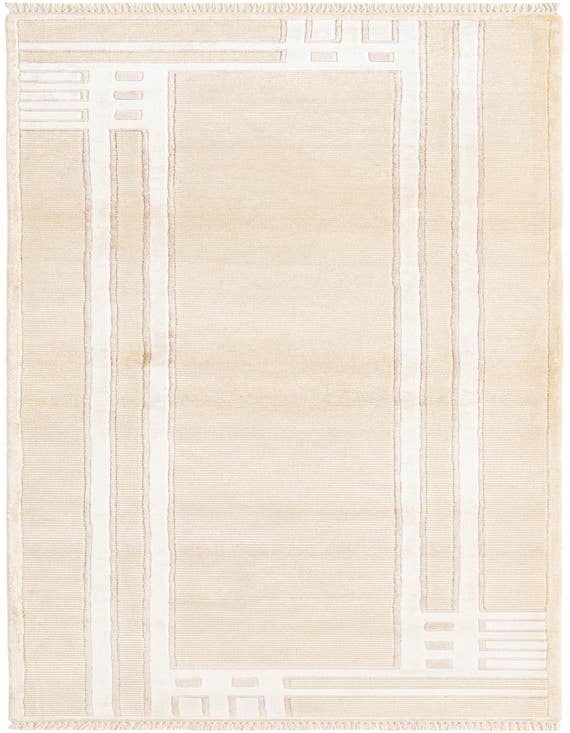 Detail image of 2' 8 x 9' 5 Hand Knotted Darya Wool Runner Rug
