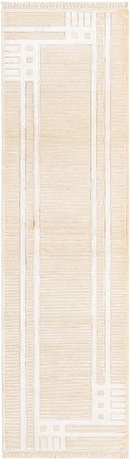 Detail image of 2' 8 x 9' 5 Hand Knotted Darya Wool Runner Rug