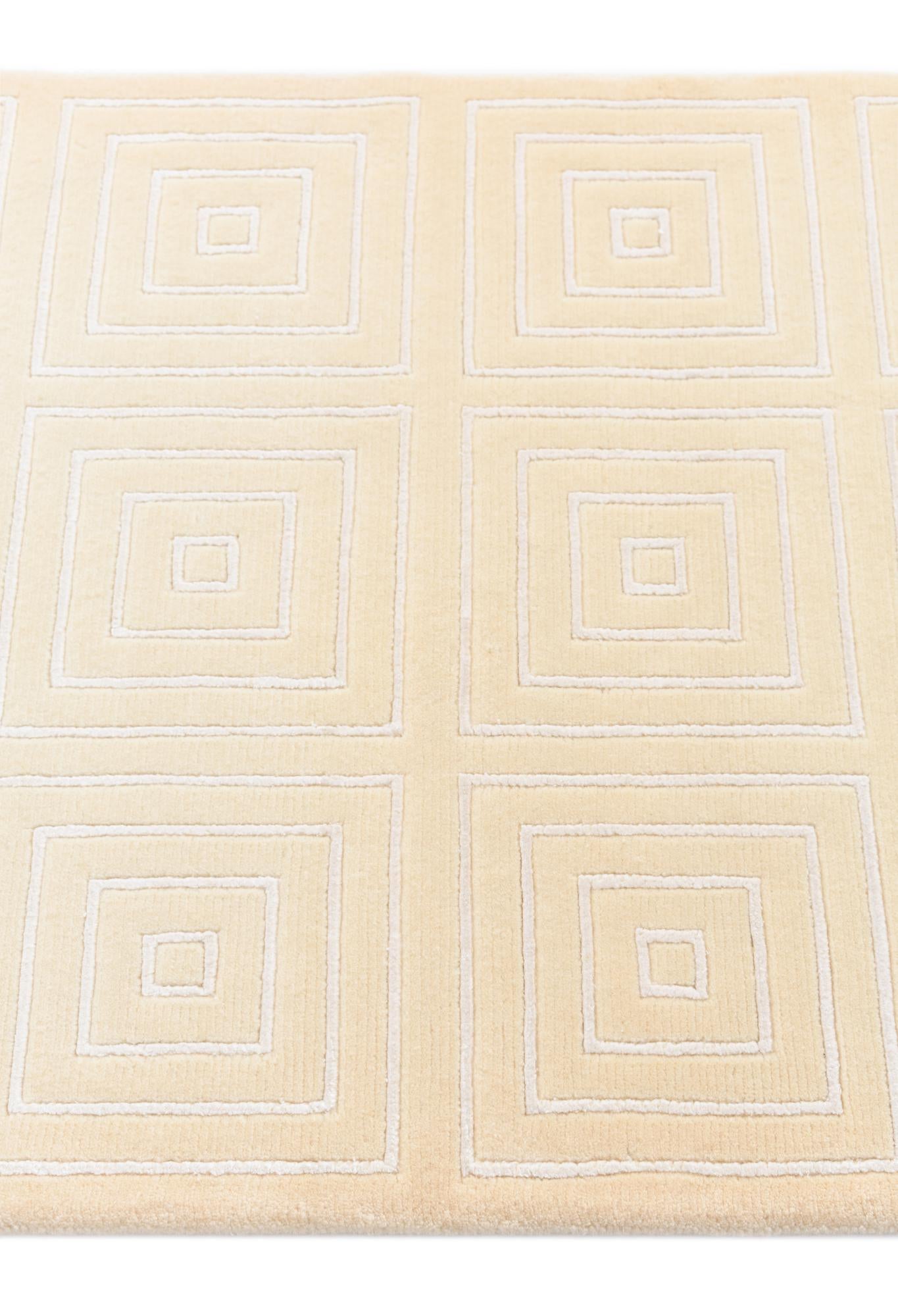 2' 9 x 10' Hand Knotted Darya Wool Runner Rug