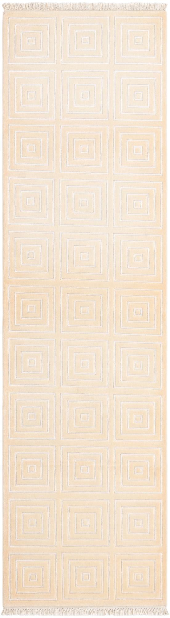 2' 9 x 10' Hand Knotted Darya Wool Runner Rug