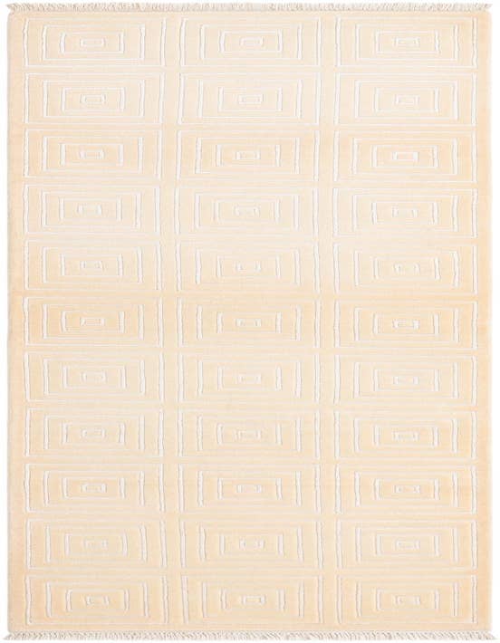 Detail image of 2' 9 x 10' Hand Knotted Darya Wool Runner Rug