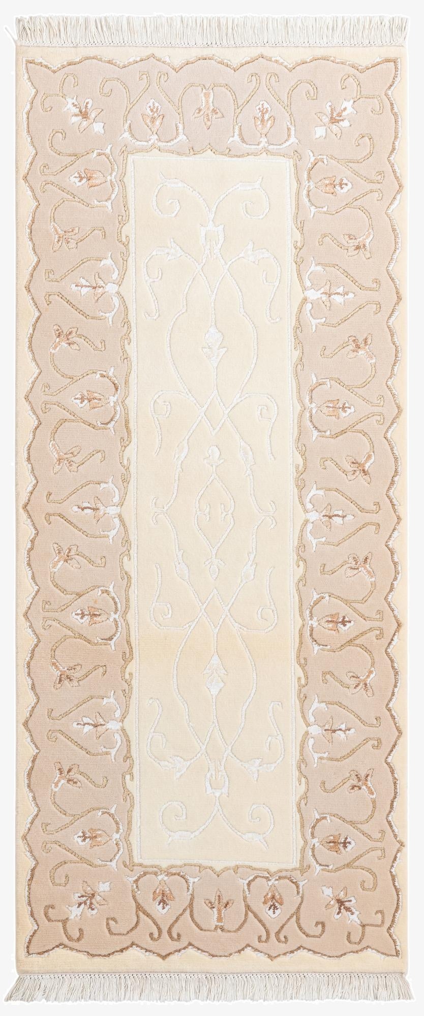 Primary image 2' 8 x 6' 5  Hand Knotted Darya Wool Runner Rug